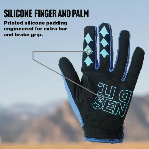Miniatura 2 de Send It. Reveler - Guantes deportivos para hombres y mujeres, duraderos y ligeros, guantes de ciclismo de montaña y motocicleta, accesorios
