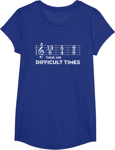 Miniatura 67 de Musician - Camiseta con texto en inglés "These are Difficult Times", talla S