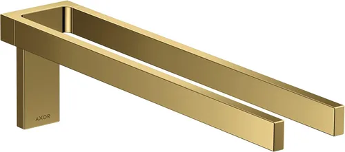 Miniatura 3 de AXOR Toallero rectangular universal con doble asa en cromo negro pulido, 42622330