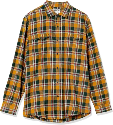 Miniatura 5 de Tienda Essentials - Camisa de franela de manga larga, con ajuste regular y dos bolsillos para hombre