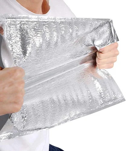 Miniatura 4 de SMILCO Bolsas aislantes reutilizables para cajas térmicas, forros metalizados, lonchera, caja de alimentos, bolsa de compras, forro aislante