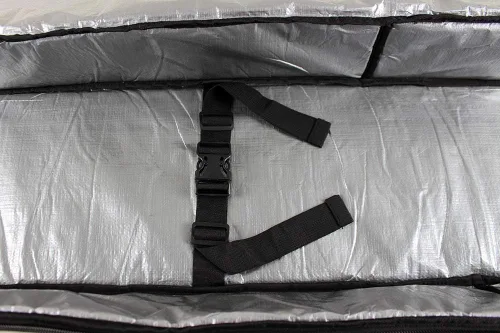 Miniatura 5 de Element Equipment Bolsa de snowboard acolchada de lujo - Bolsa de viaje de alta gama Bar B Rosa