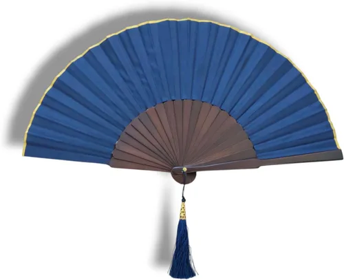 Miniatura 10 de Exotic Jungle Green - Abanico plegable de mano, 9 pulgadas, hecho a mano en Bali, Indonesia, para bodas, fiestas, mantente fresco con estilo, regalo