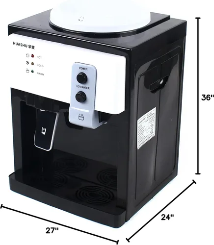 Miniatura 10 de Dispensador eléctrico de agua fría y caliente de 110 V, dispensador de agua blanca europea para uso en casa y oficina
