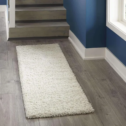 Miniatura 11 de Unique Loom Zuniga Solid Shag Collection alfombra moderna de felpa negra de área (7' 0 x 10' 0)