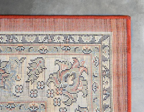 Miniatura 361 de Unique Loom Colección Sialk Hill - Alfombra de área Washington (3 pies 3 pulgadas x 5 pies 3 pulgadas, rectángulo, burdeos/crema)