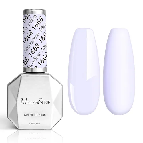 Miniatura 16 de MelodySusie Esmalte de uñas de gel grueso color rosa nude, 0.5 fl oz removible con remojo UV LED Funny Bunny esmalte de gel rosa, regalo de Navidad