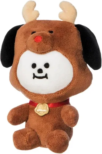 Miniatura 2 de AURORA, 61496, BT21 Productos Oficiales CHIMMY Winter, Soft Toy, Marrón y Blanco