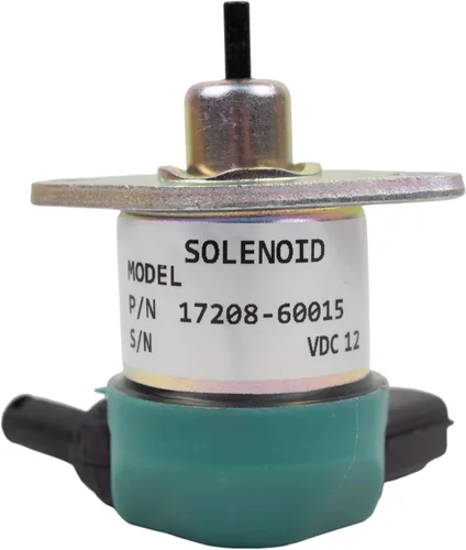 Solenoide de apagado de combustible de 12 V 17208-60015 17208-60016 17208-60017 17208-60010 compatible con Kubota V1205 V1505 V1305 D1105 D1005