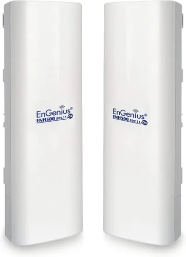 Miniatura 12 de EnGenius ENH500-AX 5GHz Wi-Fi 6 (802.11ax) 2x2 Puente inalámbrico para exteriores, hasta 1,200 Mbps, alta potencia de transmisión de 26 dBm, carcasa
