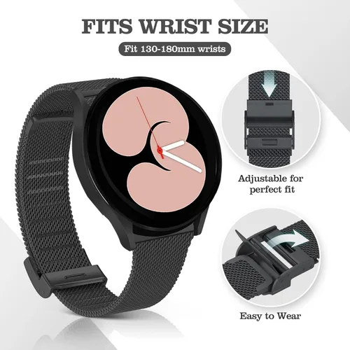 Miniatura 2 de ORIbox Correas de reloj de 0.787 in compatibles con correas de reloj, Samsung Galaxy Watch 4, Galaxy Watch Active 2, Galaxy Watch 4, Galaxy Watch 3