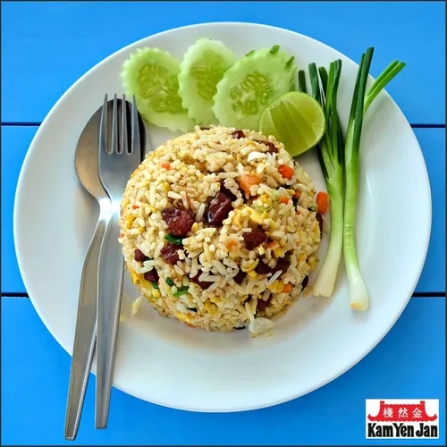 Miniatura 7 de Kam Yen Jan, Salchicha china hecha con carne de cerdo y pollo (), asiática, taiwanés, checo chino de regazo, 14 onzas (paquete de 3)
