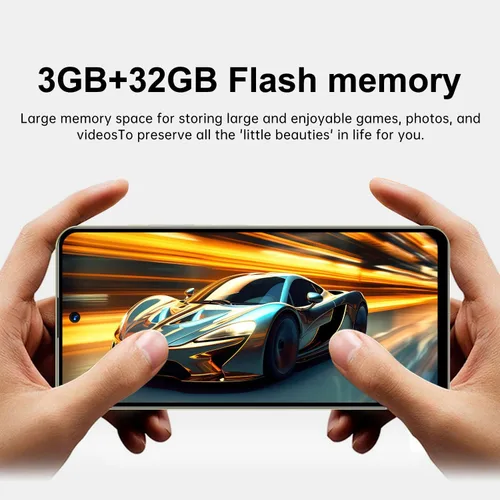 Miniatura 7 de Desbloquea el teléfono 4G, pantalla de 6.52 pulgadas, tarjetas SIM duales, 3 GB de RAM+32 GB ROM/TF 256 GB, cámaras duales de 5 MP+13 MP, soporte