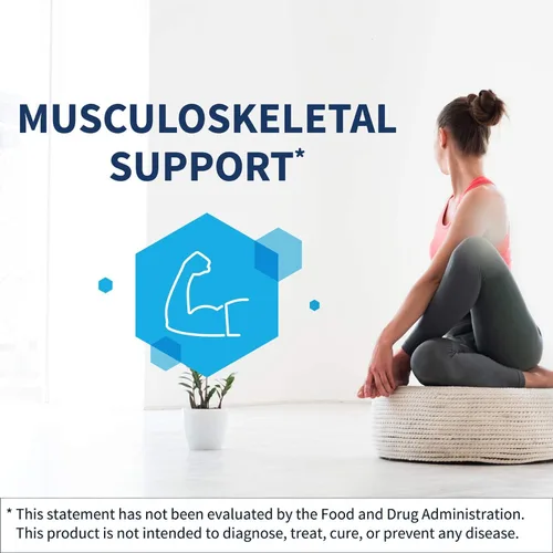 Miniatura 4 de Klaire Labs Revitalizador articular - Fórmula patentada de péptidos de colágeno hidrolizado con condroitina, MSM y ácido hialurónico, soporte