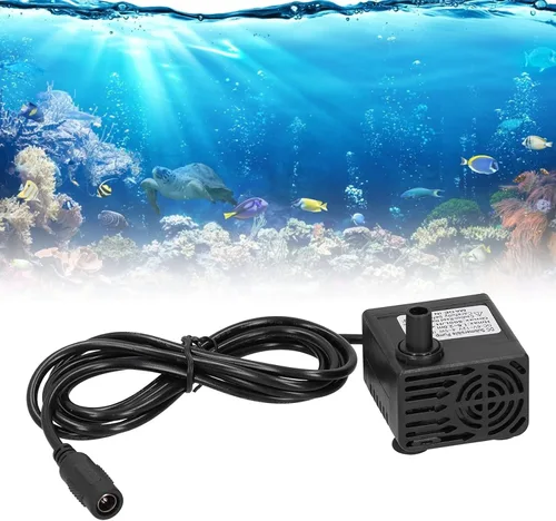 Miniatura 8 de Bomba de agua sumergible sin escobillas de 12V CC, para estanque, acuario, fuente solar, hidroponía, elevación de 3.9 ft 500L/H 12V 5W bomba