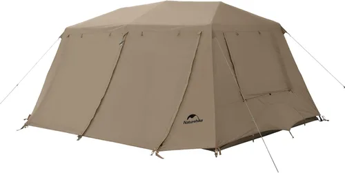 Miniatura 14 de Naturehike Village Tienda de Campaña Instantánea, Tienda de Campaña para 4 Personas y 8 Personas con Toldo Completo, Tiendas de Campaña Impermeables