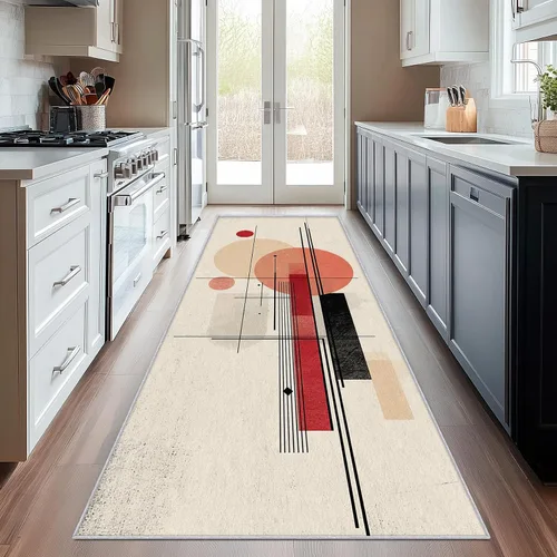 Miniatura 15 de Aztec Runner Rug 2x6 - Hallway Runner Rug Southwest Native American Rustic Boho Ethnic Retro Pattern, Non Slip, Washable, Aztec Home Decor Carpet