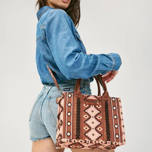 Miniatura 2 de Wrangler Aztec Tote Bag for Women Boho Shoulder Purses and Handbags