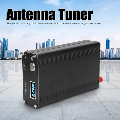 Miniatura 2 de Tipo automático del probador C de la aleación de aluminio del sintonizador 1.8-30Mhz HY100 HAM 10-15VDC