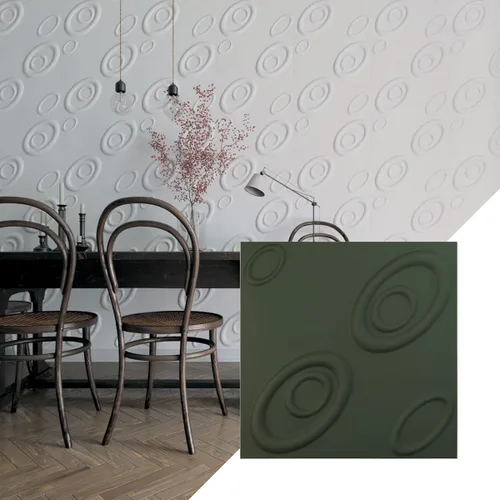 Miniatura 22 de Ekena Millwork WP20X20MAWH 19 5/8 pulgadas de ancho x 19 5/8 pulgadas de alto Maria EnduraWall Decorativo 3D Panel de pared cubre 2.67 pies cuadrados