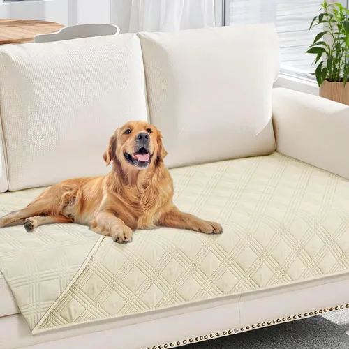 Miniatura 90 de hyha Manta impermeable para perros, manta reversible para cama de mascotas, funda suave para sofá/sillón lavable para perros, fundas impermeables