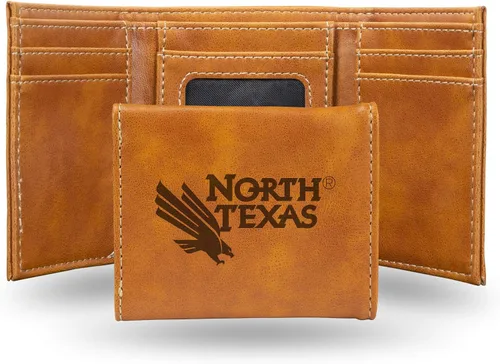 Miniatura 137 de NCAA Rico Industries - Billetera triple grabada con láser, con grabado láser, accesorio para hombre