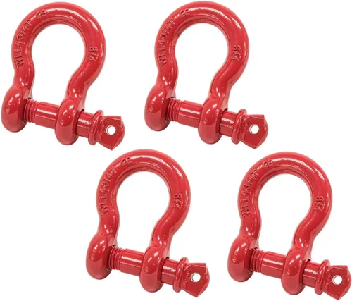 Miniatura 69 de Mytee Products - Grillete de anclaje forjado de 5/8" de acero al carbono con tornillo de aleación, 3.25 toneladas (6,500 libras) de capacidad de 20