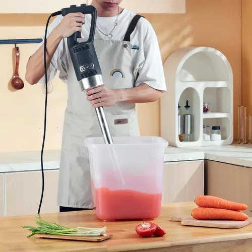Miniatura 8 de VEVOR Batidora de Inmersión Comercial, 750W 20" Mezcladora de Mano de Servicio Pesado, Mezcladora de Barra de Cocina de Velocidad Variable