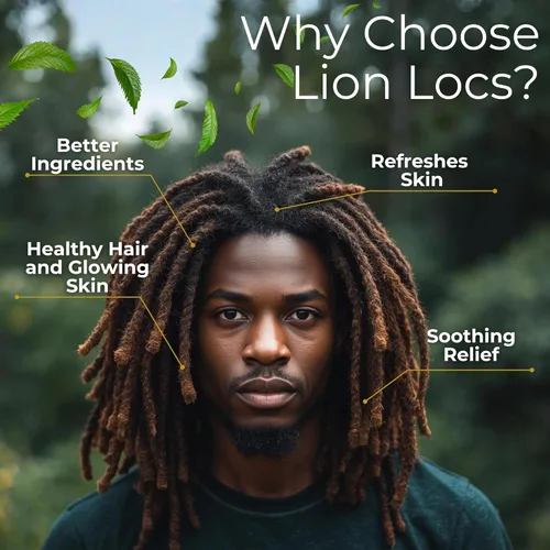 Miniatura 7 de Lion Locs - Spray de agua de rosas para rastas y rastas - Acondicionador vegano orgánico con aloe, aceites, vitaminas y glicerina