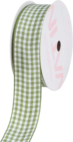 Miniatura 9 de VATIN Cinta a cuadros en blanco y negro – 3/8 pulgadas x 50 yardas, perfecta para cestas de Pascua, manualidades de primavera, envoltura de regalos