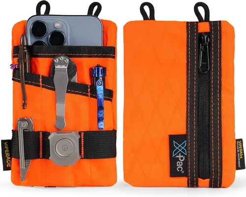Miniatura 10 de VIPERADE VE1 Organizador de bolsillo, bolsa EDC para hombres, organizador de almacenamiento EDC, equipo EDC, bolsa de bolsillo multiherramienta