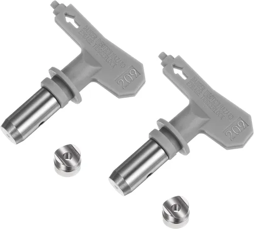 Miniatura 114 de uxcell 2 puntas de pulverización reversibles para pulverizador sin aire, 109 puntas de boquilla de pulverización de pintura, piezas de máquina
