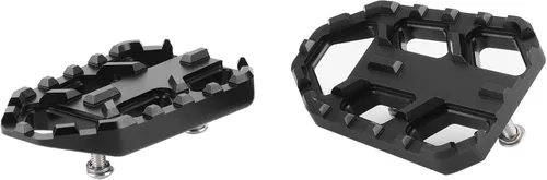 Miniatura 7 de Estriberas para motocicleta, reposapiés, reposapiés, reposapiés, reposapiés ancho, compatible con FordL650 DL1000 VSTROM / (negro)