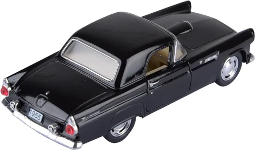 Miniatura 2 de KiNSMART - 1955 Ford Thunderbird Hard Top 5 "Escala 1:36 Modelo de Metal Toy Classic Car (negro)
