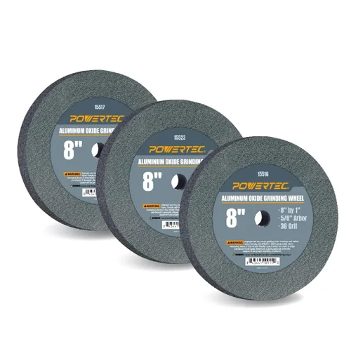 Miniatura 7 de POWERTEC Aparador de ruedas de diamante para torneado y desbarbado, uso en rueda de esmeriladora de banco en muela de óxido de aluminio y muela