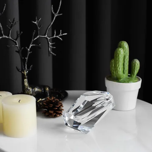 Miniatura 5 de Los jarrones de cristal se pueden inclinar, sala de estar, decoración de centros de mesa de comedor, botella de aroma (2.6 x 4.7 pulgadas)