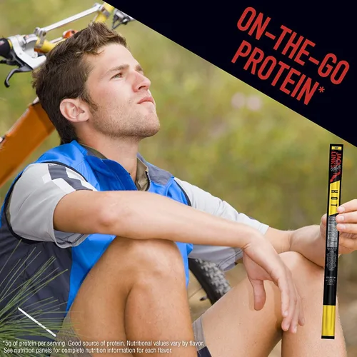 Miniatura 3 de Jack Link's WILD Hot Spicy Jerky Sticks – Snacks proteicos listos para comer – 0.18 oz de proteína por porción – (paquete de 20) aperitivos de carne