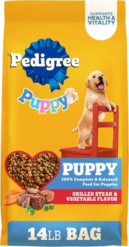 Miniatura 9 de Pedigree Puppy Growth & Protection - Alimento seco para perros con sabor a pollo y verduras - 3.5 libras Bolsa