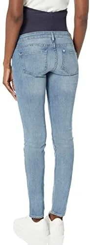 Miniatura 4 de Motherhood Maternity Women's Indigo Blue Super Stretch Secret Fit Over The Belly Skinny Jeans