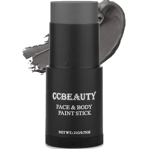Miniatura 18 de CCbeauty Barra de pintura facial amarilla, kit de pintura facial, base de maquillaje SFX de cobertura completa, pintura corporal profesional