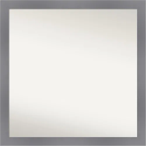Miniatura 524 de Amanti Art Espejo personalizado, espejo de baño gris plomo a rayas, espejo de pared o espejo de tocador de baño sobre el fregadero