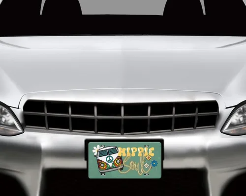 Miniatura 2 de Vanity - Placa de matrícula delantera decorativa - Bonita placa de automóvil fabricada en los Estados Unidos - Placa de metal de aluminio - Placa