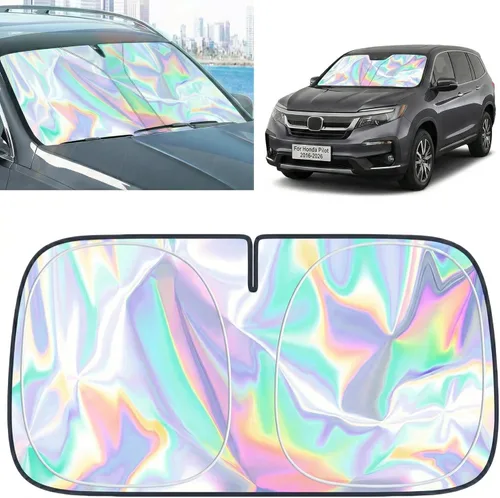 Miniatura 25 de Parasol para parabrisas Honda HR-V 2023-2025 – Cubierta plegable para parabrisas para accesorios HRV Protege el coche de los rayos solares