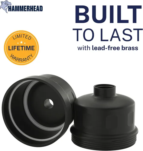 Miniatura 4 de HammerHead Showers® Cabezal de Filtro de Ducha de Metal Sólido – Filtro de Ducha KDF 55, Filtros de Ducha Universales de Alta Presión para Eliminar
