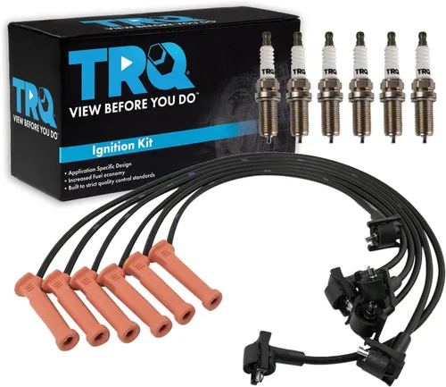 Miniatura 21 de Kit de bujías de chispa TRQ 5 piezas de bujías de iridio Compatible con Acura Integra 1992-2001 1999-2000 Honda Civic 1994-1995 Civic del Sol