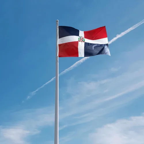 Miniatura 6 de Anley EverStrong Series - Bandera de República Dominicana de 3 x 5 pies, resistente, cabecera de lona resistente, 4 filas de costuras de cerradura
