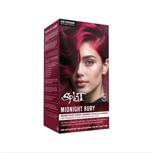 Miniatura 12 de Splat Hair Splat Rebellious Colors 30 Wash - Kit de coloración para el cabello, jade medianoche, 6 onzas Jade(Midnight Jade)