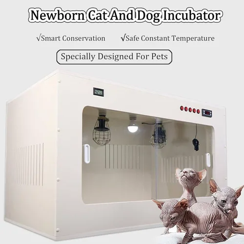 Miniatura 2 de Pet Incubator Box, Cat Incubator for Puppies, Pet Incubator Box for Dog, Large Pet Brooder Nursery Dog, Puppy Incubator with Heating, Kitten
