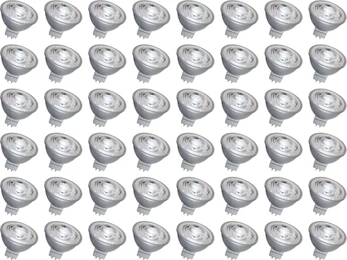 Miniatura 8 de Satco S8635 - Bombilla LED MR16 de 8 W con respaldo plateado, base GU 5.3, regulable, haz de 15 grados, 2700 K