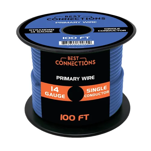 Miniatura 14 de BEST CONNECTIONS Cable primario automotriz – 100 pies (varias opciones de color) Ideal para remolques, altavoces y circuitos de iluminación Verde
